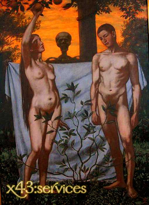 Hans Thoma - Adam und Eva